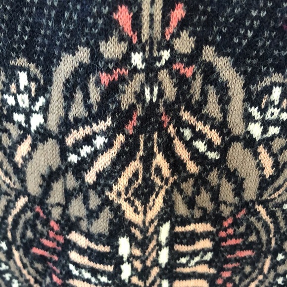 Anthropologie Moth Imperial Garden Cowl Neck Sweater Dress Tunic Womens Size S - Picture 9 of 14